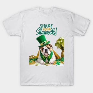 Happy St. Patrick's Day English Bulldog T-Shirt